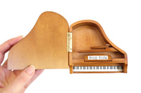 Vintage 1:12 Miniature Dollhouse Wooden Grand Piano